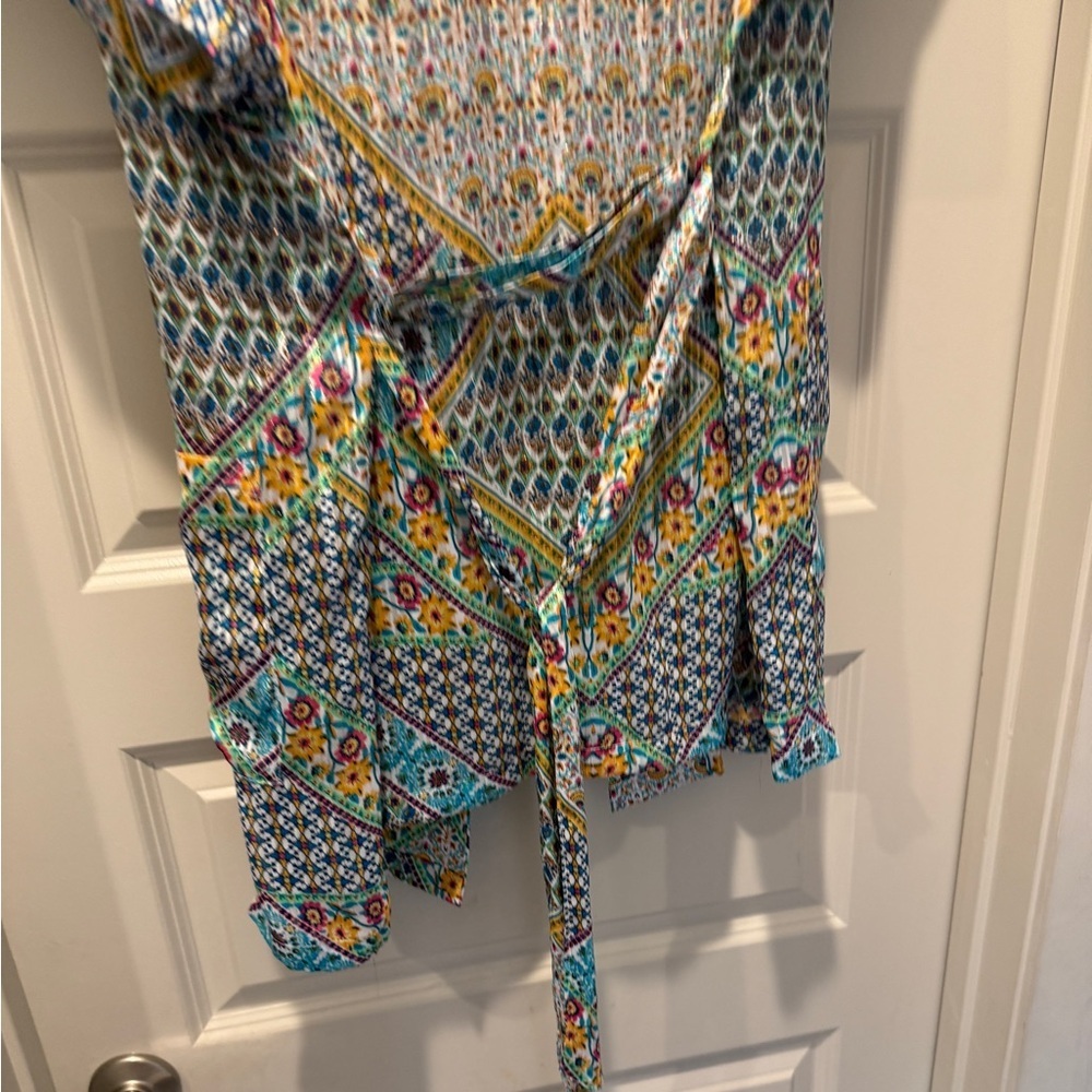 Colorful Geometric Patterned‎ Tunic Kimono Robe dress - Picture 5 of 7